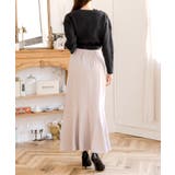 女性らしさの詰まった1枚。レースドッキングニットトップス | JULIA BOUTIQUE | 詳細画像7