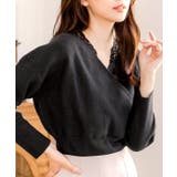 女性らしさの詰まった1枚。レースドッキングニットトップス | JULIA BOUTIQUE | 詳細画像8