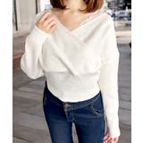 女性らしさの詰まった1枚。レースドッキングニットトップス | JULIA BOUTIQUE | 詳細画像15