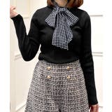 着回しが効くアイテム。スカーフ付きリブニットトップス | JULIA BOUTIQUE | 詳細画像4 