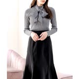 着回しが効くアイテム。スカーフ付きリブニットトップス | JULIA BOUTIQUE | 詳細画像21 