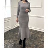 【チャコール】 | カラバリマーメイドニットワンピース | JULIA BOUTIQUE