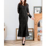 【ブラック】 | 美人マーメイドレースワンピース/24558 | JULIA BOUTIQUE