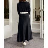 配色使いがオシャレ。配色フレアニットワンピース | JULIA BOUTIQUE | 詳細画像5