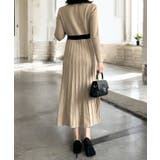 配色使いがオシャレ。配色フレアニットワンピース | JULIA BOUTIQUE | 詳細画像15