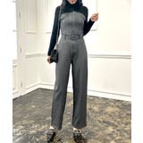シンプルで大人っぽい。ベアトップサロペットパンツ | JULIA BOUTIQUE | 詳細画像1