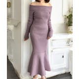 ミディアム丈・ロング丈から選べるオフショルマーメイドニットワンピース | JULIA BOUTIQUE | 詳細画像25