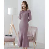 ミディアム丈・ロング丈から選べるオフショルマーメイドニットワンピース | JULIA BOUTIQUE | 詳細画像30
