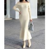 ミディアム丈・ロング丈から選べるオフショルマーメイドニットワンピース | JULIA BOUTIQUE | 詳細画像36