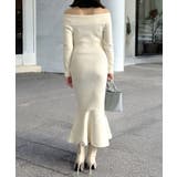 ミディアム丈・ロング丈から選べるオフショルマーメイドニットワンピース | JULIA BOUTIQUE | 詳細画像37
