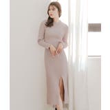 Uネック・ハイネックから選べるスリットタイトワンピース/24563 | JULIA BOUTIQUE | 詳細画像22