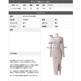 Uネック・ハイネックから選べるスリットタイトワンピース/24563 | JULIA BOUTIQUE | 詳細画像3