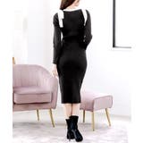 肩のリボンがポイント。ショルダーリボンニットワンピース | JULIA BOUTIQUE | 詳細画像6