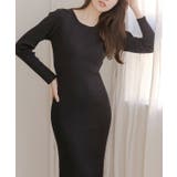 シンプルなのに女性らしい。丈が選べる裾レースニットワンピース | JULIA BOUTIQUE | 詳細画像15