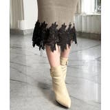 シンプルなのに女性らしい。丈が選べる裾レースニットワンピース | JULIA BOUTIQUE | 詳細画像19