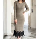 シンプルなのに女性らしい。丈が選べる裾レースニットワンピース | JULIA BOUTIQUE | 詳細画像20