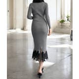 シンプルなのに女性らしい。丈が選べる裾レースニットワンピース | JULIA BOUTIQUE | 詳細画像33