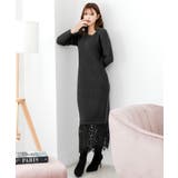 裾レースニットワンピース/24569 | JULIA BOUTIQUE | 詳細画像12