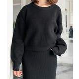 ゆったり着れるのにきちんと見え◎無地orボーダーニットセットアップ | JULIA BOUTIQUE | 詳細画像6