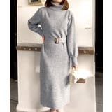 女性らしさ溢れるゆるふわ感。オフタートルマーメイドソフトニットワンピース | JULIA BOUTIQUE | 詳細画像11
