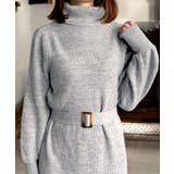 女性らしさ溢れるゆるふわ感。オフタートルマーメイドソフトニットワンピース | JULIA BOUTIQUE | 詳細画像13
