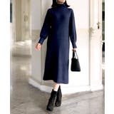 女性らしさ溢れるゆるふわ感。オフタートルマーメイドソフトニットワンピース | JULIA BOUTIQUE | 詳細画像34