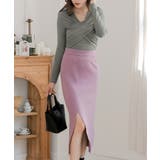 ギャザーカシュクールカットソー  | JULIA BOUTIQUE | 詳細画像13 