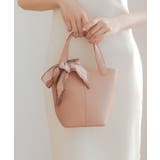 【ピンク】 | スカーフ付き2wayハンドバッグ | JULIA BOUTIQUE