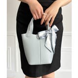 【ブルー】 | スカーフ付き2wayハンドバッグ | JULIA BOUTIQUE