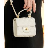 【ホワイト】 | キルティングチェーンミニバッグ | JULIA BOUTIQUE
