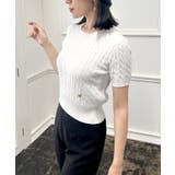 モチーフ付き半袖ニット | JULIA BOUTIQUE | 詳細画像14