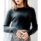 リブニットショート丈トップス/24673 | JULIA BOUTIQUE | 詳細画像4