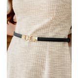 ゴールドバックル細ベルト/24679 | JULIA BOUTIQUE | 詳細画像4