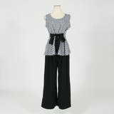 2点セット・ウエストリボン付きペプラムチュニックセットアップ/510262 | JULIA BOUTIQUE | 詳細画像4