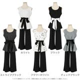 2点セット・ウエストリボン付きペプラムチュニックセットアップ/510262 | JULIA BOUTIQUE | 詳細画像2