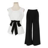 2点セット・ウエストリボン付きペプラムチュニックセットアップ/510262 | JULIA BOUTIQUE | 詳細画像8