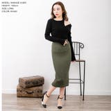 スリットデザインリブニットタイトスカート [510333] | JULIA BOUTIQUE | 詳細画像30 