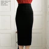 スリットデザインリブニットタイトスカート [510333] | JULIA BOUTIQUE | 詳細画像4 