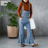 ハイウエストフレアデニムサロペットオールインワン | JULIA BOUTIQUE | 詳細画像16
