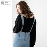 ハイウエストフレアデニムサロペットオールインワン | JULIA BOUTIQUE | 詳細画像20