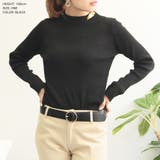 スカーフ付きハイネックニットトップス [510497] | JULIA BOUTIQUE | 詳細画像24 