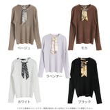 スカーフ付きハイネックニットトップス [510497] | JULIA BOUTIQUE | 詳細画像2 