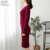 カシュクールミディアム丈リブニットワンピース [510525] | JULIA BOUTIQUE | 詳細画像16 