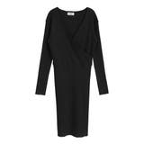 カシュクールミディアム丈リブニットワンピース [510525] | JULIA BOUTIQUE | 詳細画像18 