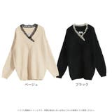 花柄レースネックデザインニットトップス | JULIA BOUTIQUE | 詳細画像2