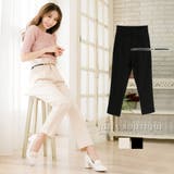 ベルト付きハイウエストテーパードパンツ | JULIA BOUTIQUE | 詳細画像1