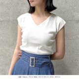 ネックが選べるフレンチスリーブニットトップス  | JULIA BOUTIQUE | 詳細画像12 