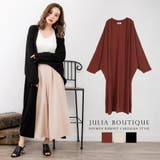ドルマンスリーブリブニットロングカーディガン | JULIA BOUTIQUE | 詳細画像1
