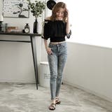肩スカーフリボンオフショルダートップス | JULIA BOUTIQUE | 詳細画像15