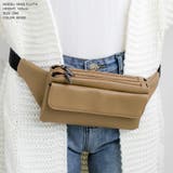 【ベージュ】 | フェイクレザーウエストポーチ・ボディバッグ/550093 | JULIA BOUTIQUE
